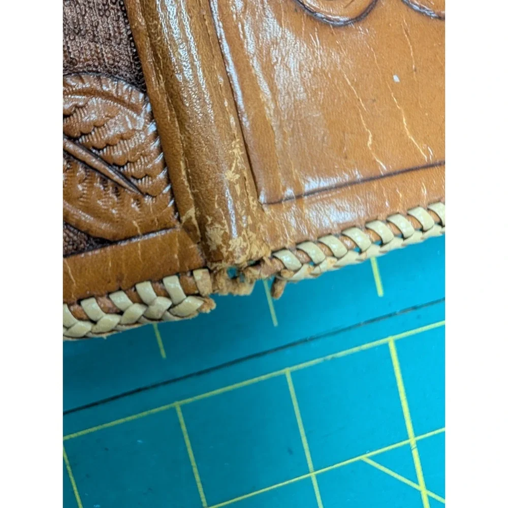 Leather Tooled Checkbook Cover 8